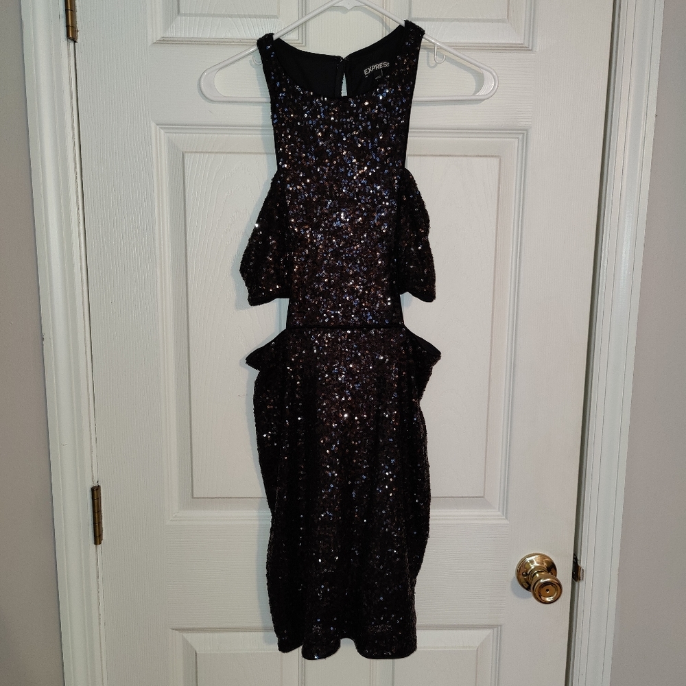 Express NYE SEQUIN DRESS